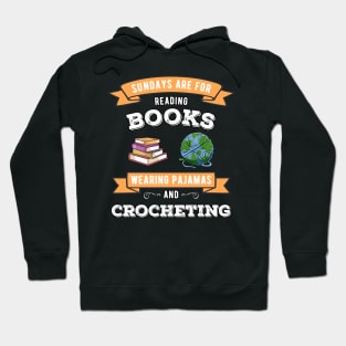 Crochet and Books | Knitting Bookworm Book Lovers Hoodie